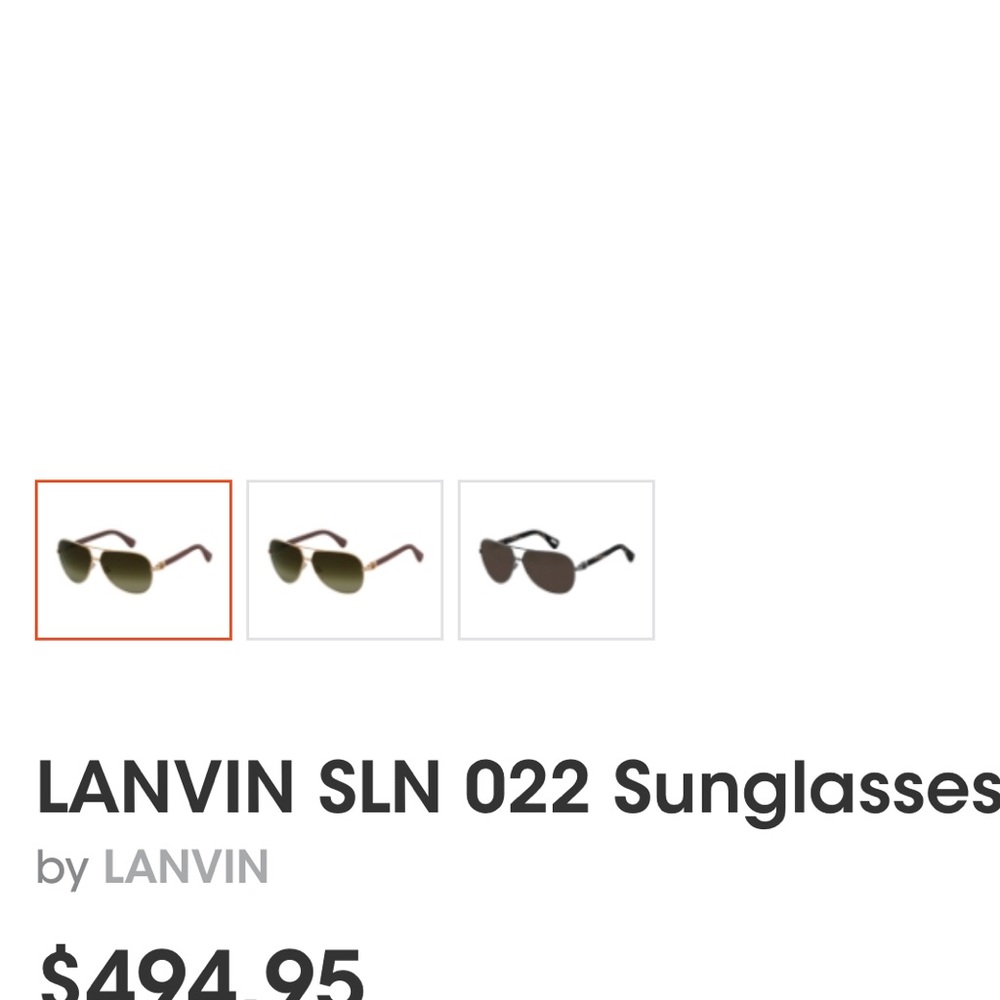100% Authentic Lanvin Aviator - image 4